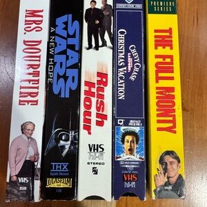 VHS Movie Collection - Set of 5